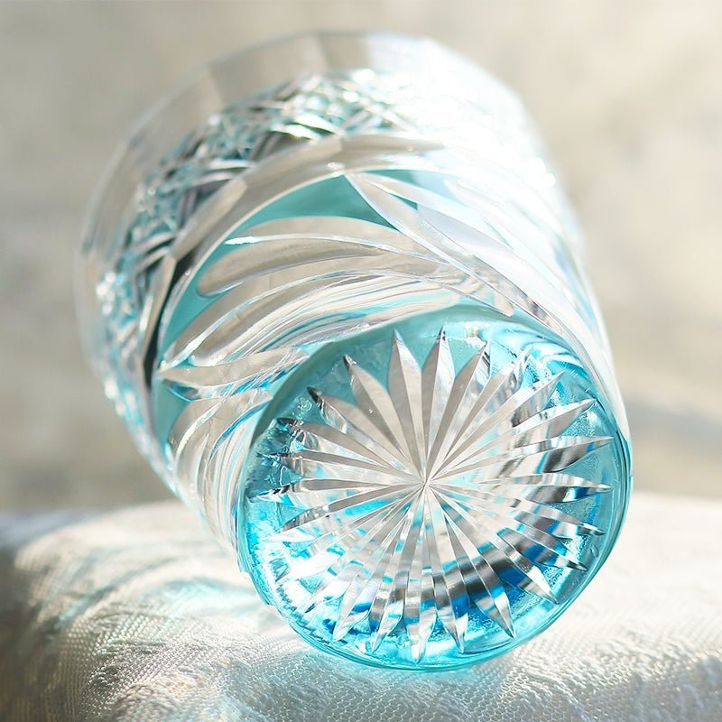 Edo Kiriko Handcrafted Zephyr Valley Whisky Glass - Image 9