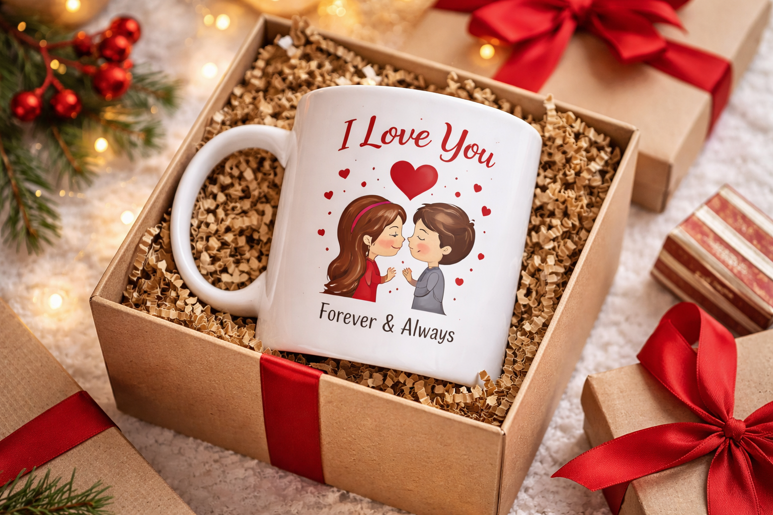 Love Message Ceramic Coffee Mug – Romantic Couple Gift Cup - Image 5