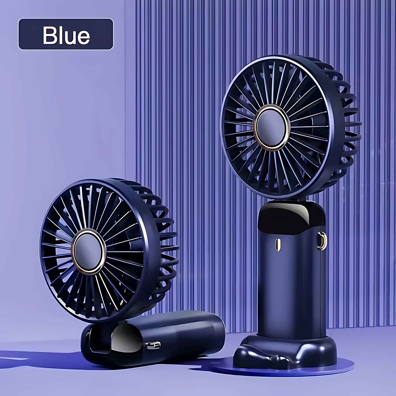 USB Rechargeable Mini Fan – 6 Speed with Smart LED Display - Image 15